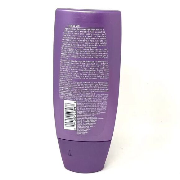 AVON SKIN SO SOFT Renew & Refresh Age-Defying Rejuvenating Body Cleanser (8floz) - Picture 2 of 6